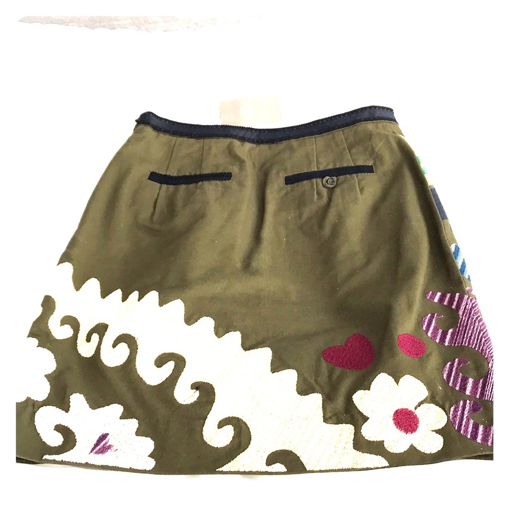 Anthropologie VANESSA VIRGINIA EMBROIDERED SKIRT - Picture 8 of 8